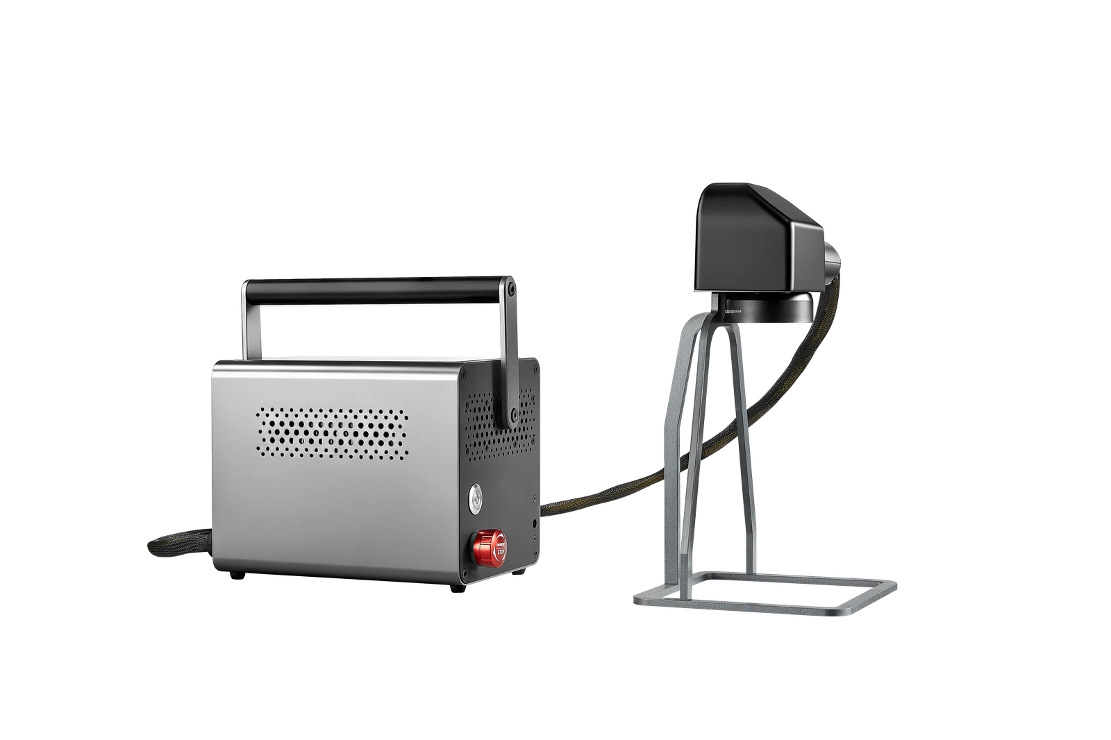ILLUMEX PM-F1 portable fiber laser in handheld and desktop configuration
